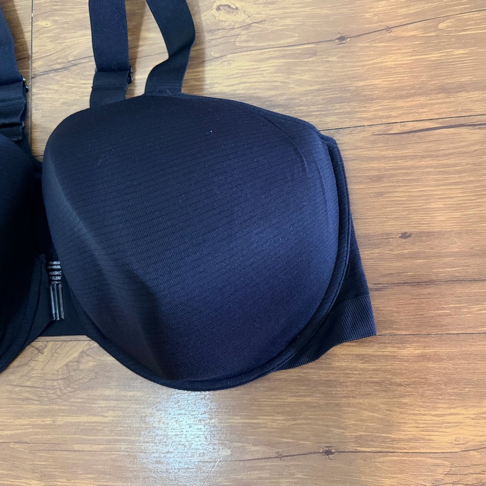 Paramour Utopia Front Close Contour Bra Size 44H Black Underwire Style 155149 - Picture 3 of 6